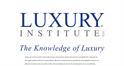 Desktop Screenshot of luxuryinstitute.com